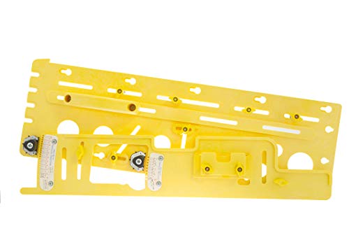 MICROJIG GRR-RIPPER TJ-5000 Microdial Tapering Jig For Table Saws, Yellow MICROJIG