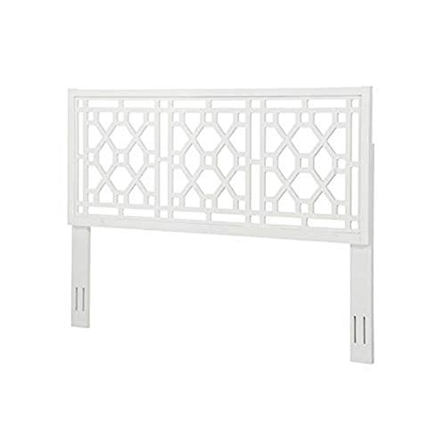 Comfort Pointe Chippendale White Wooden Headboard - King Size Comfort Pointe