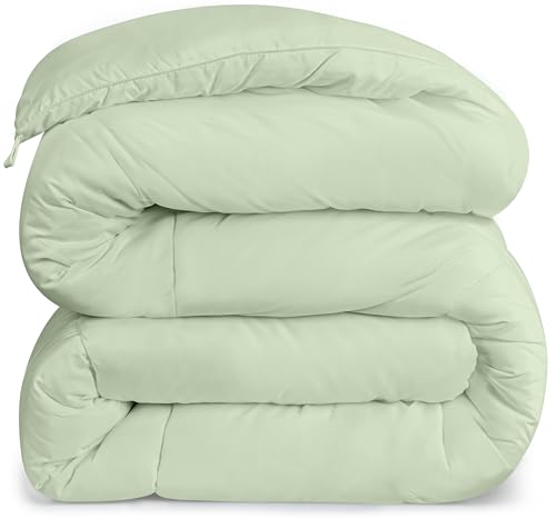 Utopia Bedding Comforters Queen Size, All Season Duvet Insert, Down Alternative Box Stitched Bed Comforter with Corner Tabs, Machine Washable (Sage Green) Utopia Bedding