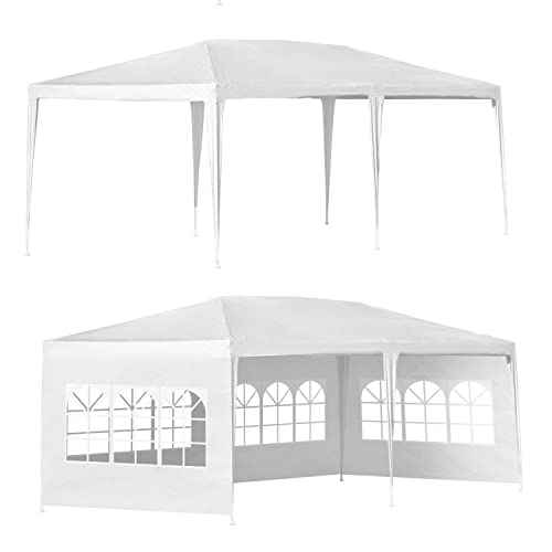 10'x20' Outdoor Canopy Party Wedding Tent Garden Gazebo Pavilion Cater Events -4 FDW