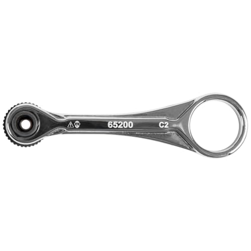 Klein Tools 65200 Ratchet Set, 5-Piece Mini Ratchet Set with Phillips, Slotted, and Adapter for Other Socket Sizes, For Tight Spaces Klein Tools