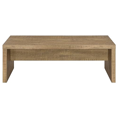 Coaster Home Furnishings Lynette Rectangular Engineered Wood Coffee Table Mango Coaster Home Furnishings