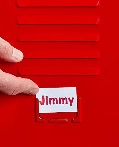 AdirOffice Kids Steel Metal Storage Locker - for Home & School - with Key & Hanging Rods (48 in, Green) AdirOffice