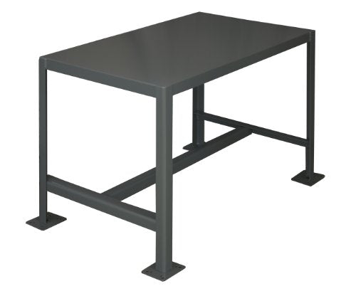 Durham Steel Medium Duty Machine Table, MT182436-2K195, 1 Shelves, 2000 lbs Capacity, 24" Length x 18" Width x 36" Height Durham