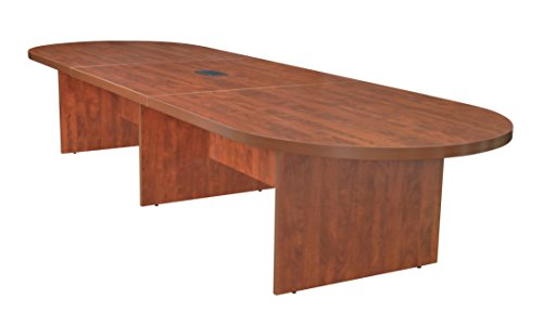 Regency with with Power Data Grommets Legacy Modular Racetrack Conference Table, 168-inch, Cherry Regency Seating