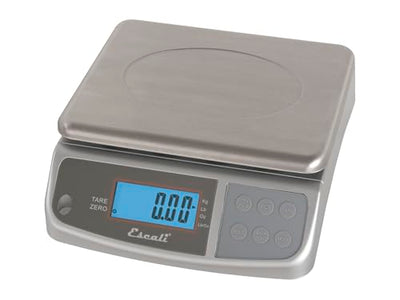 Escali M-Series NSF Certified Digital Kitchen & Industrial Scale, 66 lb Capacity, Dual Display, Spill-Proof, Stainless Steel