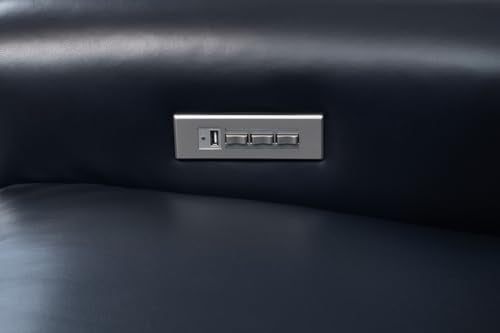 BarcaLounger Tomas Power Recliner-Midnight Blue BarcaLounger