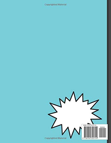 Make Your Own Comic: A Comic Creation Kit, Perfect Activity for Kids and Teens! (Blue Cover) WoodArtSupply