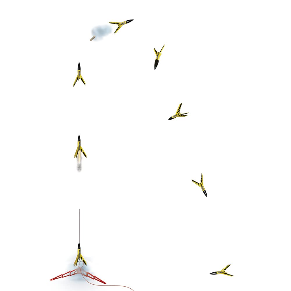 Estes 810 220 Swift Rocket-Building Kit, Intermediate Mini Flying-Rocket-Model Kit for Ages 10+ Estes