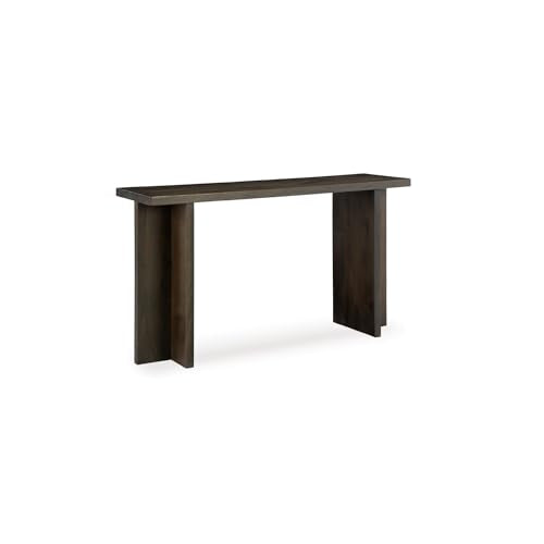 Signature Design by Ashley Jalenry Contemporary Console Sofa Table, Dark Brown Signature Design by Ashley