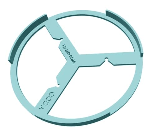 Wick Centering Tool for Candlemaking | 4.53"/11.5 oz jar (3-Wick) | by Coda Fragrance Coda Fragrance