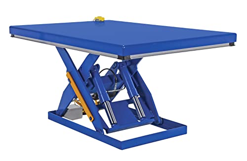 Vestil EHLT-4872-4-43 Electric Hydraulic Scissor Lift Table, 4,000 lb. Capacity, 72" x 48" Platform, 7" to 43" Height Range Vestil
