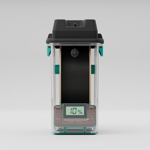Polymaker 3D Printing Filament Storage Box - PolyDryer Box for Continuous Filament Sealing and Protection, 3D Printer Filament Holder Compatible with PA Nylon, PLA, PVB, PETG, ABS, TPU 1.75mm 2.85mm Polymaker