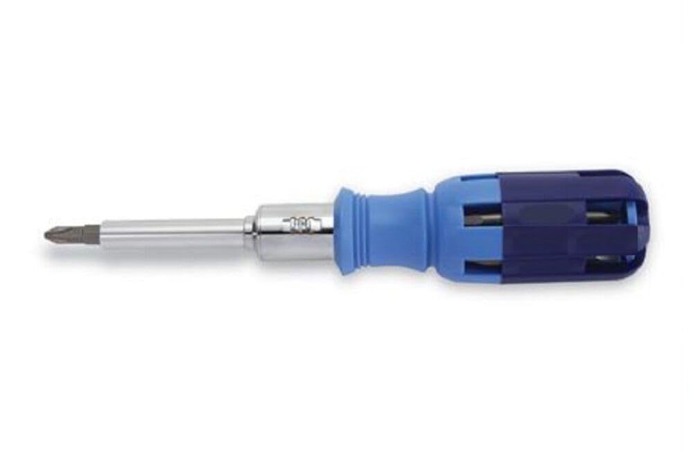 Lutz 21001 15-in-1 Ratchet Screwdriver, Blue Gorilla