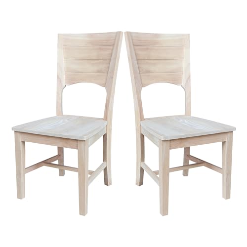 IC International Concepts Canyon Set of 2 Dining Chairs, Brown IC International Concepts