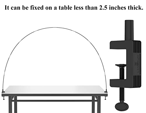 LANGXUN 12ft Black Table Balloon Arch Kit, Balloon Arch Stand Frame For Birthday Party Wedding and Graduation Decorations, Christmas Decort Baby Shower Bachelor Party Supplies LANGXUN