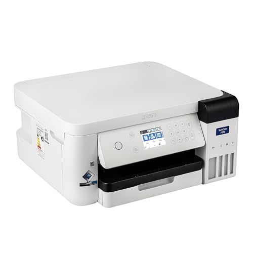 EPSON SureColor F170 Dye-Sublimation Printer (C11CJ80201) Bundle with Ethernet Cable, USB Cable, Fiber Cloth