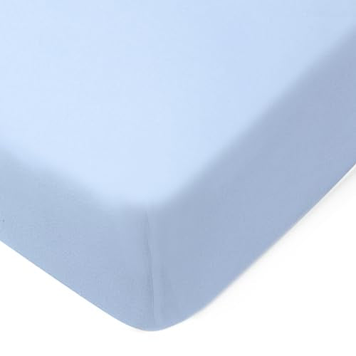 HonestBaby Unisex-Baby Classics Fitted Crib Sheets Set Standard Mattress, 100% Organic Cotton Baby Boys, Girls, Neutral, 1 Pack - Peach Skin, One Size HonestBaby