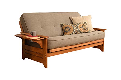 Kodiak Furniture Phoenix Futon Set, Full, Linen Stone Kodiak Furniture