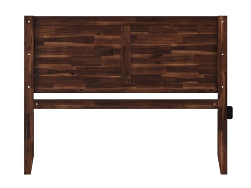 AFI Canyon Queen Solid Wood Rustic Farmhouse Headboard, Barnwood AFI