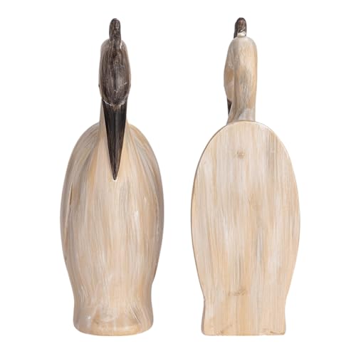 Creative Co-Op Resin Heron Bookends, Cream, Set of 2 Creative Co-Op