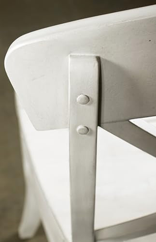 Roundhill Furniture Harola 7-Piece Dining Set, Round Pedestal Dining Table with 18" Leaf, 6 Side Chairs Roundhill Furniture