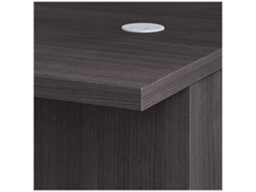 Bush Business Furniture Office 500 U Shaped Executive Desk with Drawers and Hutch, 72W, Storm Gray Bush Furniture