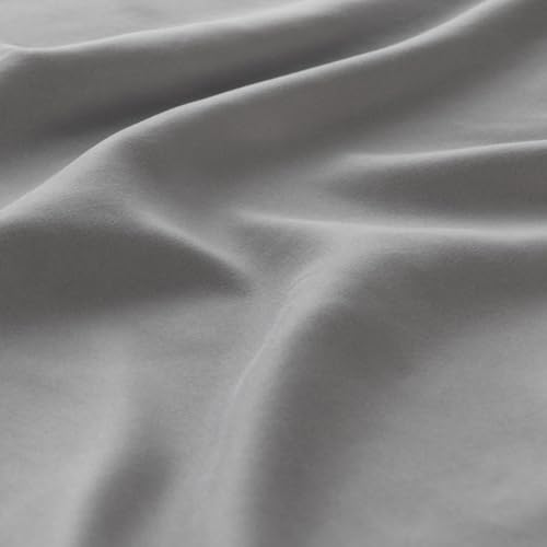 Twin Fitted Sheets 2 Pack Only, Mattress Up to 14 Inches Deep Pocket, Ultra Soft and Breathable Twin Bed Sheets, Long Lasting Single Fitted Sheets, Grey and White Moonsea