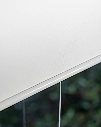 CHICOLOGY Roller Window Shades , Window Blinds , Window Shades for Home , Roller Shades , Window Treatments , Window Blinds Cordless , Door Blinds , Byssus White (Blackout), 30"W X 72"H CHICOLOGY