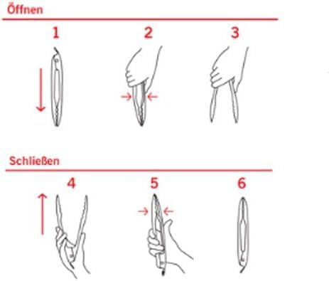 Rösle Stainless Steel 9-inch One-Handed Locking Tongs (12915) Rösle