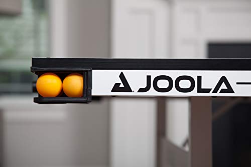 JOOLA Rally TL Professional MDF Indoor Ping Pong Table w/ Quick Clamp Table Tennis Net & Post Set - 10 Minute Easy Assembly - Corner Ball Holders - Tournament Quality - Includes Playback Mode JOOLA