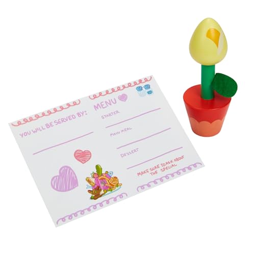 Bluey - Dine in with Bluey Set, 32-Piece Wooden Toy Set with Magic Asparagus, Plates, Utensils & More, Perfect for Role-Play & Imaginative Fun, FSC-Certified, Suitable for 3 Years & Up BLUEY