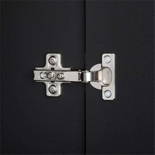 Prepac Elite Functional 6-Piece Garage Cabinets and Storage System Set I, Simplistic Garage Closet Shop Cabinets 16" D x 96" W x 89" H, Black, BRSX-1018-6M Prepac