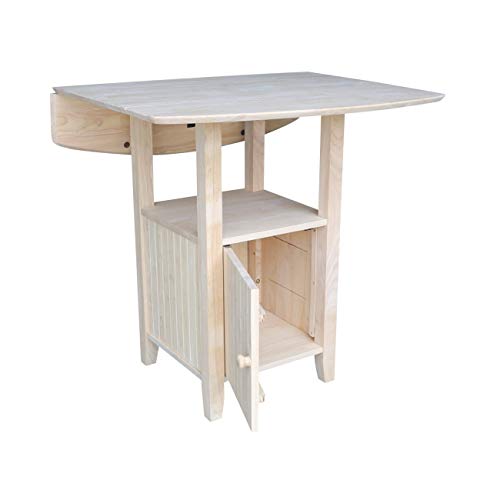 IC International Concepts T-3638DPG Bistro Table, Unfinished IC International Concepts