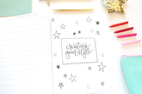 Hand Lettering and Modern Calligraphy for Kids: A Fun Step by Step Guide and Practice Workbook for Beginners and Children Ages 8 and up WoodArtSupply