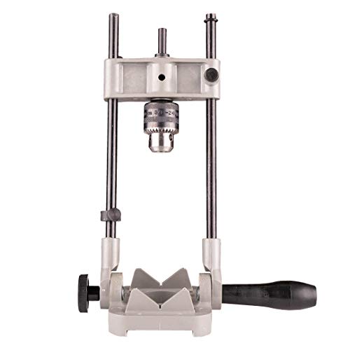 General Tools 36/37 Precision Drill Guide For 3/8-Inch or 1/2-Inch Power Drills, Portable & Lightweight, Folds Flat for Storage, Silver General Tools
