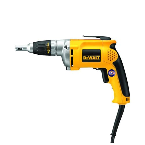 DEWALT Drywall Screw Gun, 6.3-Amp (DW272), Yellow DEWALT
