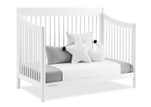 Delta Children Brooks 6-in-1 Convertible Crib - Greenguard Gold Certified, Bianca White Delta Children