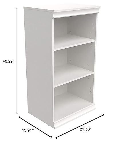 ClosetMaid Modular Storage Shelf Unit with 3 Shelves, White ClosetMaid