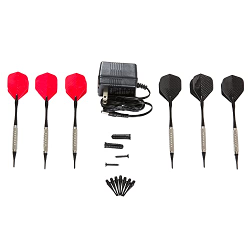 Arachnid Cricket Maxx 1.0 Electronic Dartboard Cabinet Set,Black Arachnid