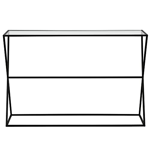 Sabrina 45'' Wide Rectangular Console Table in Blackened Bronze Henn&Hart