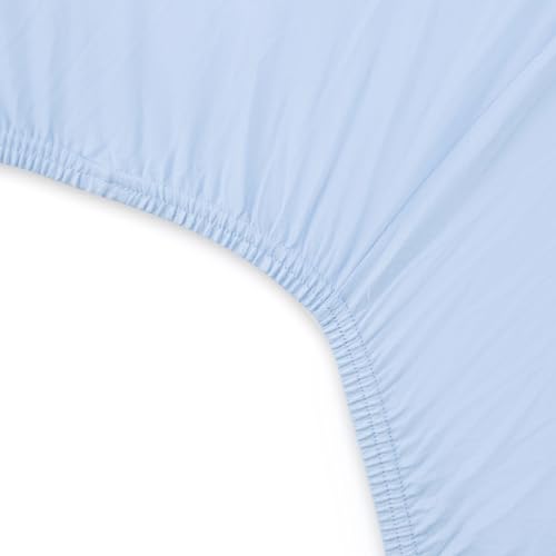 HonestBaby Unisex-Baby Classics Fitted Crib Sheets Set Standard Mattress, 100% Organic Cotton Baby Boys, Girls, Neutral, 1 Pack - Peach Skin, One Size HonestBaby