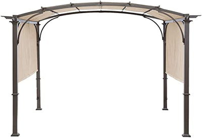 Universal Doubleton Steel Pergola Replacement Cover for Pergola Structures L-PG080PST, 85''x 208'' (Beige)