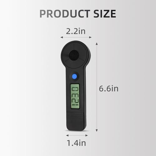 Bluetimes HLP-200B Handheld Laser Power Meter, 0-200W High-Precision Portable CO2 Optical Power Meter for Laser Engraving and Cutting Machine Laser Power Measurement BLUETIMES