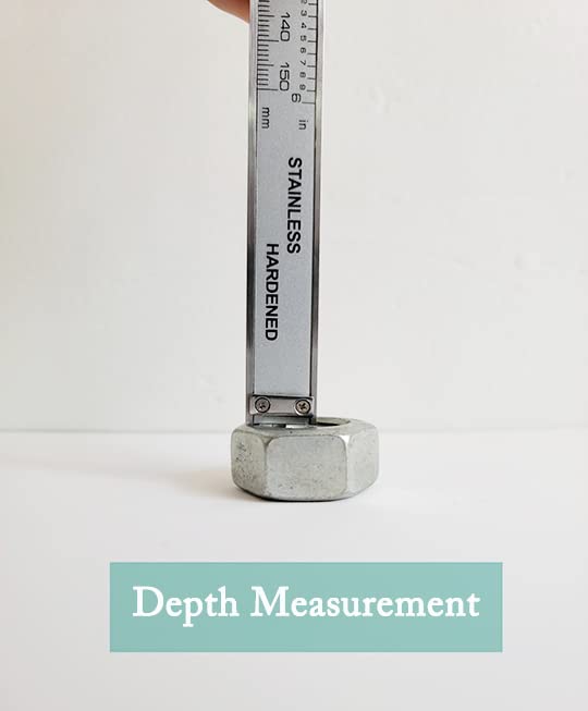Digital Caliper,Electronic Digital Calipers, YKLSXKC 0-6" Calipers Measuring Tool, Stainless Steel Construction with Large LCD Screen, Auto-Off Feature for 3D Printing,Inch and Millimeter Conversion YKLSXKC