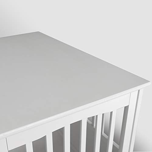 Casual Home Wooden Large Pet Crate, End Table, White 36.50" x 24.00" x 29.25" Casual Home