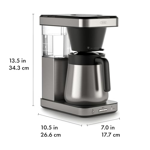 OXO Brew 8 Cup Coffee Maker, Stainless Steel,Black OXO