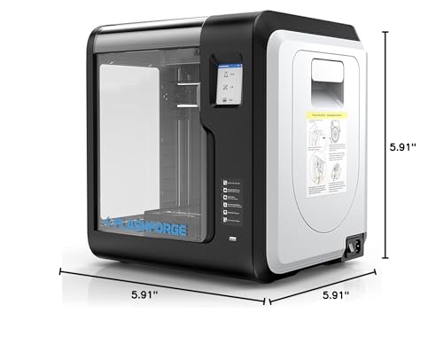 FLASHFORGE Official Adventurer 5M 3D Printer Auto Leveling, Max 600mm/s High Speed FDM 3D Printer with 280°C Direct Extruder, Quick Detachable Nozzle, Core XY Metal 3D Printer,Print Size 220×220×220mm FLASHFORGE