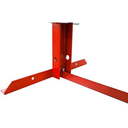 Torin ATY12001B-1 H-Shape Hydraulic Garage/Shop Benchtop Press with Stamping Plates, 12 Ton (24,000 lb) Capacity, Red Torin