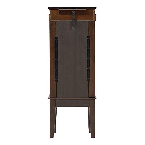Powell Italian Influenced Transitional Espresso Jewelry Armoire,Brown Powell Furniture